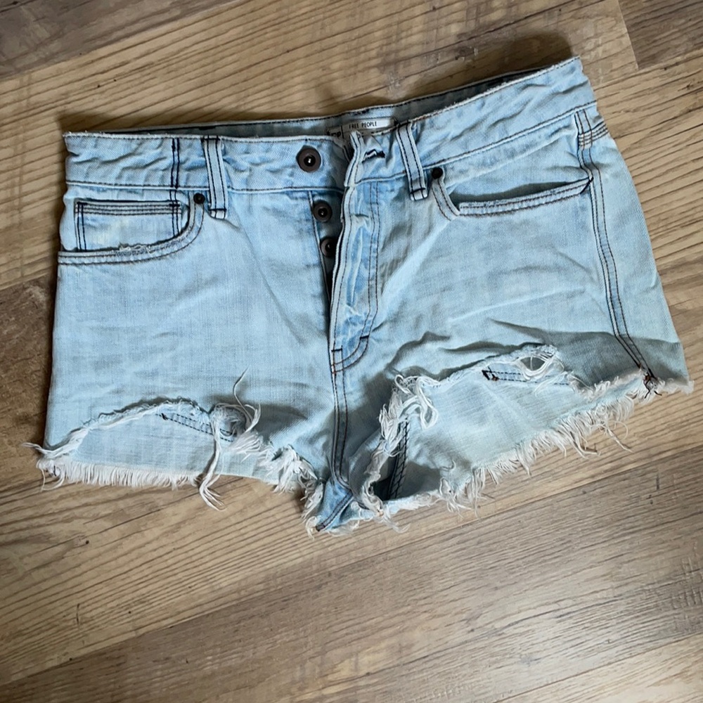 Free people Jean shorts